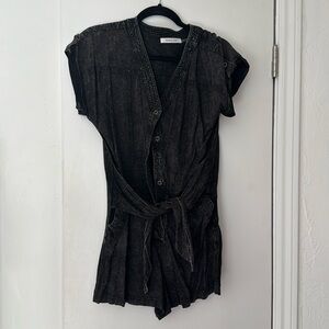 Charcoal romper
